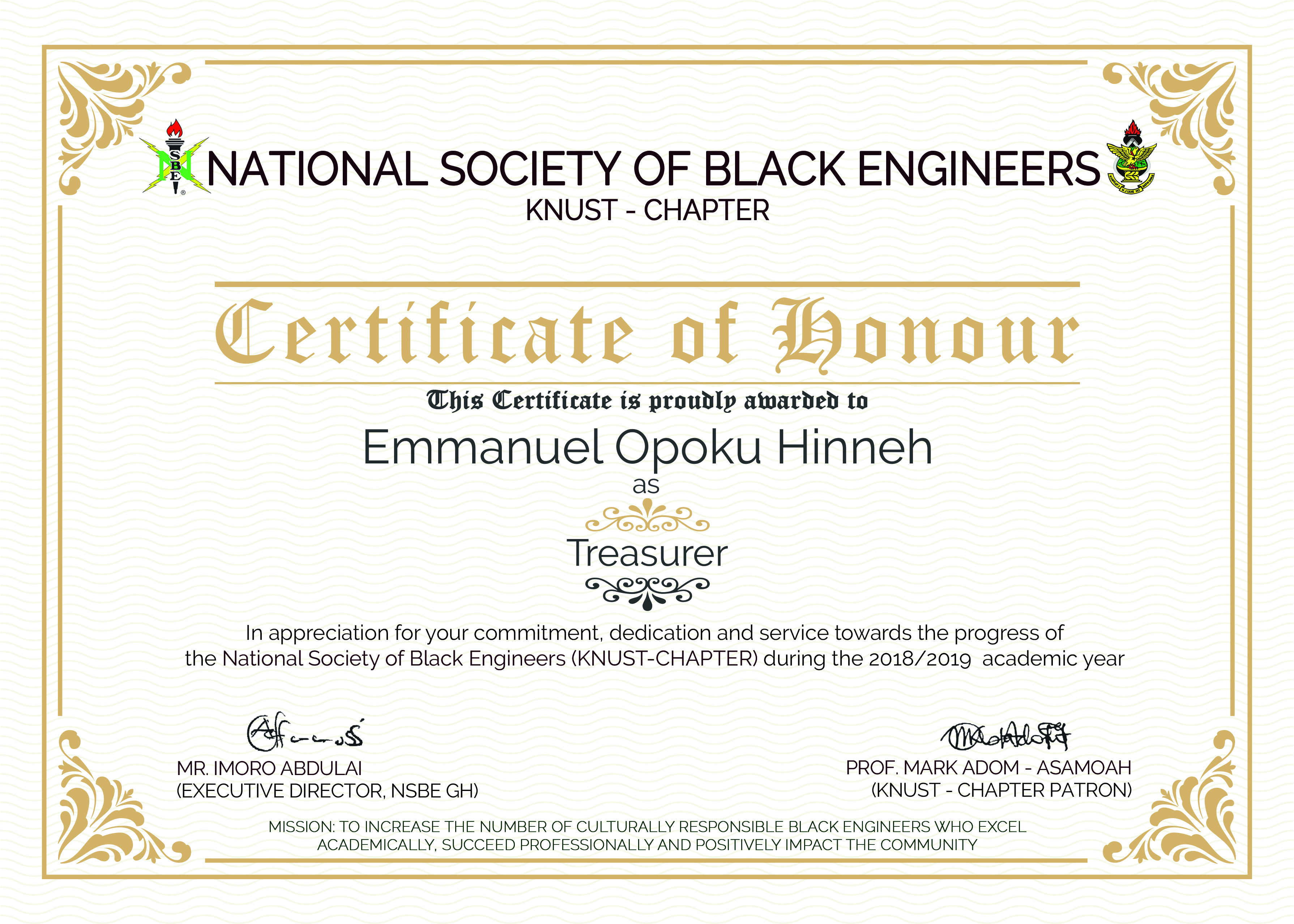 NSBE Honor